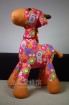 Suede giraffe toy gift home decoration doll manual