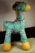 Suede giraffe toy gift home decoration doll manual