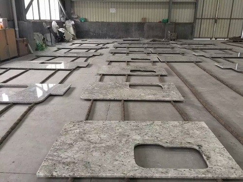 Polished Chinese Grey Granite Countertop