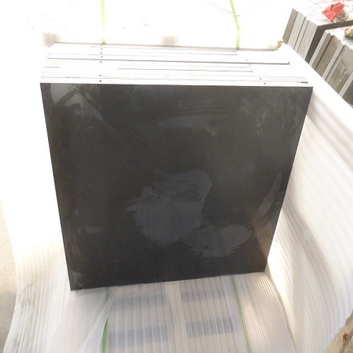 Chinese Hebei Black Granite Tiles / Slabs