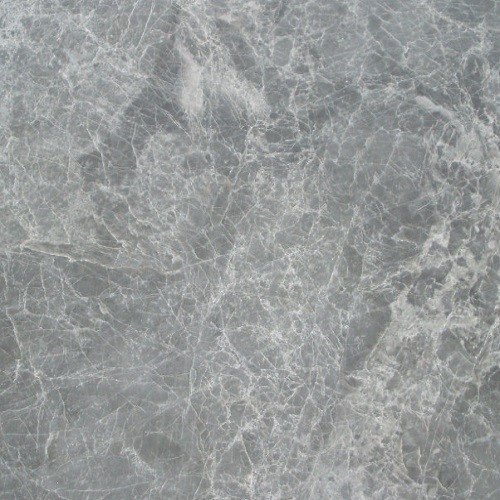 High Polished Silver Mink Grey Marble Slab