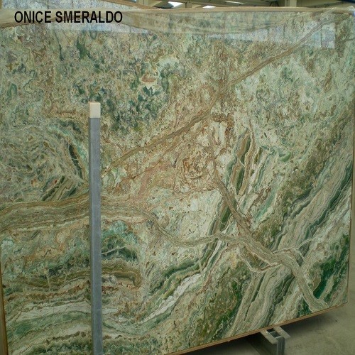 Imported Natural Green Granite Slab ONICE SMERALDO