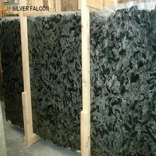 Imported Polished Granite Slab Silver Falcon