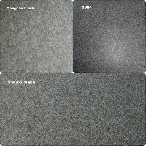 Natural China Flamed Black Granite Tile/Slab