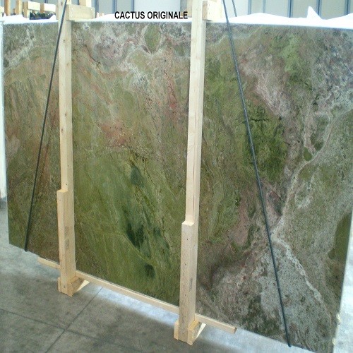 Natural Green Granite Slab CACTUS ORIGINALE