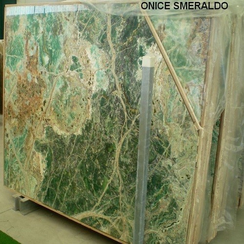 Natural Green Granite Slab ONICE SMERALDO