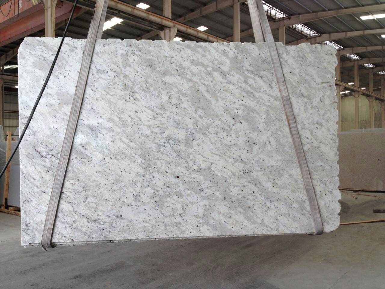 Polished Star White Granite Slab for Home Decor