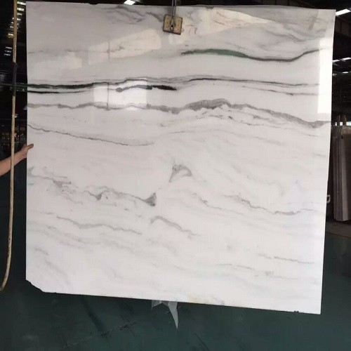 High-Quality White Marble Slabs with Black Vein