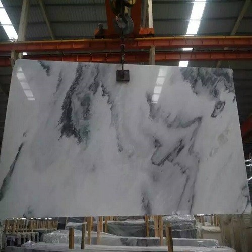 Natural Chinese Landscape Painting Marble Slab