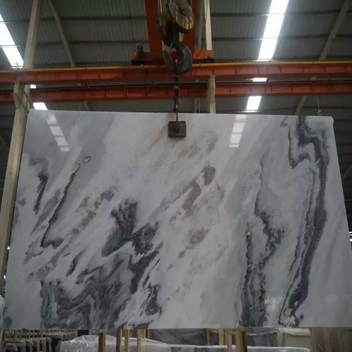 Natural Chinese Landscape Painting Marble Slab
