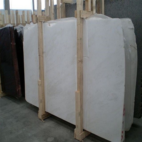 Polished African White Natural Marble Slab