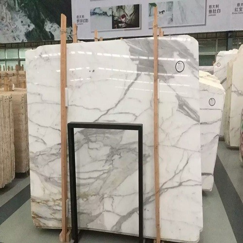 Polished Snow White Marble Slabs