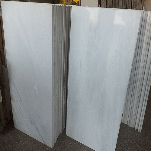 Polished China White Marble