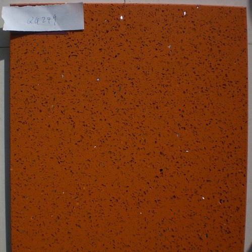 Red/Orange Artificial Quartz Stone (QG249)