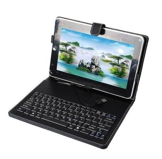 USB Keyboard & Leather Case for 10 inch Tablet PC 