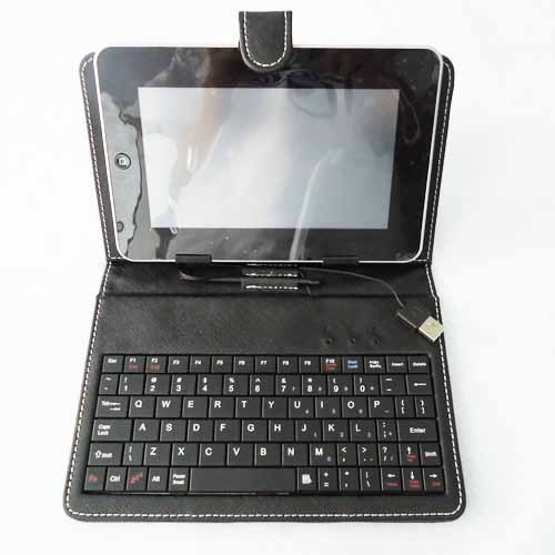 WIFI ipad leather cases with USB keyboard 