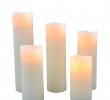 5pc set  flameless bone wax LED candle
