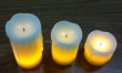 Flameless Flake Wick LED Candle