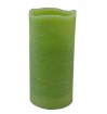 Flameless Green Rust Peel Wax LED Candle