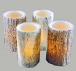 Flameless Tree Bark Wax LED Candle