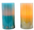 Flameless pillar wax LED candle