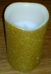 Melted Edge Glitter LED Candle