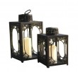 Flameless Metal LED Candle Lantern