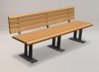 Outdoor garden benches