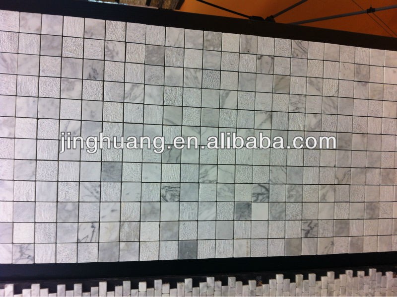 Natural white marble mosaic tile