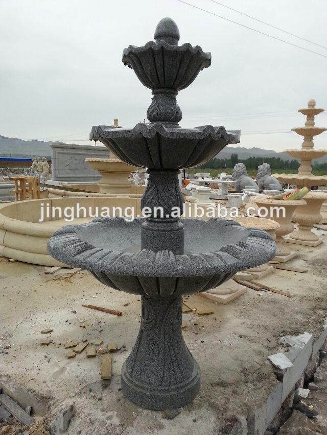 Natural stone big garden water fountain