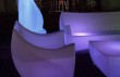 Illuminated single sofa