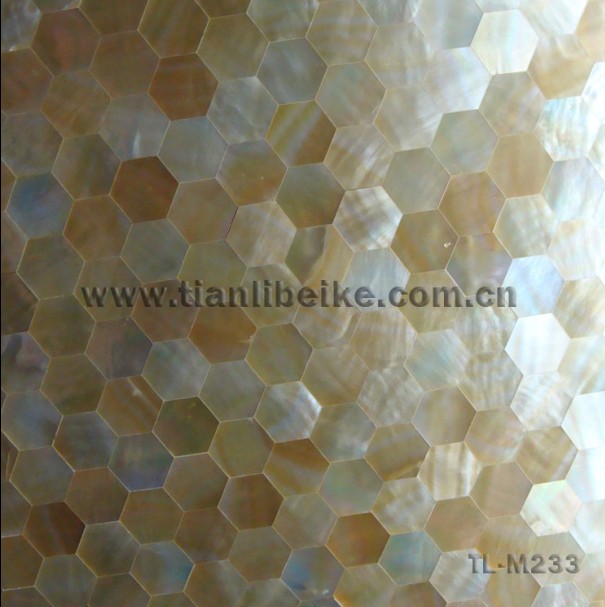 yellow lip MOP shell tile