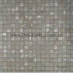 white arch freshwater shell mosaic 