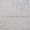 white freshwater shell mosaic