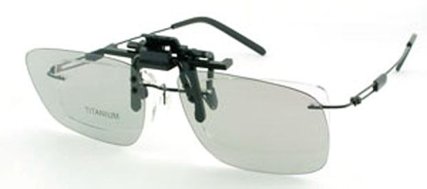 clip-on circular polarized 3d glasses