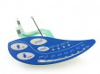 LED backlight membrane switch (PK-LEDMS-007)
