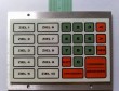 Membrane switch assembled with Al panel