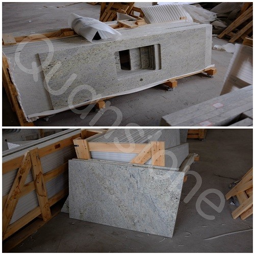 Kashmire White Granite Countertops/Kitchen Island