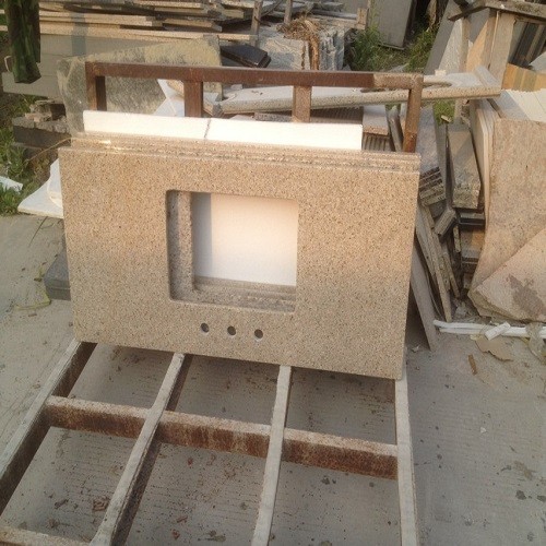 Polished China G682 Granite Panels for Vanitytops