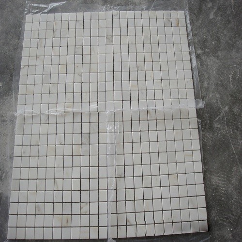 White Marble Mosaic Tiles for Indoor Flooring