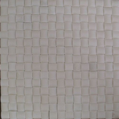 Square White Marble Mosaic Tiles for Bathroom