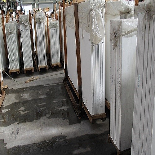 Polished Pure White Quartzite for Stair/Step/Skirt