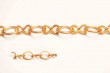 8 line brass ring figure chain