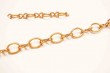 brass ring figure chain