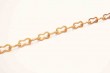 flat line brass ring figure chain