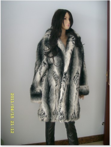 imitation fur coat