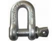 ALLOY D SHACKLE FORGED ELECTRO GALVANISED