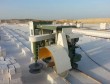 Limestone cutting machine at quarry