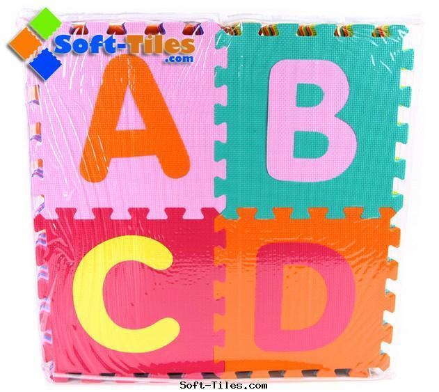 Non-toxic Alphabet Puzzle Mat with Alphabet ABC
