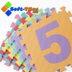 Eco-friendly Number Puzzle Mat with 0-9